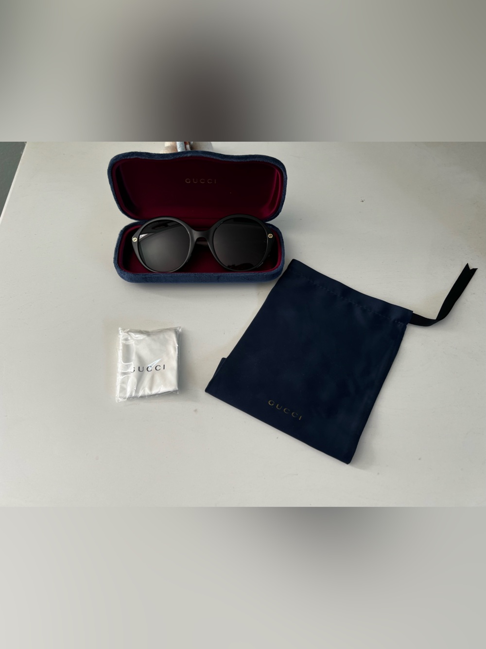 Gucci Round 55mm Sunglasses - Picture 6 of 12